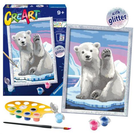 Creart - pictura urs polar 20079 Ravensburger - poza 3
