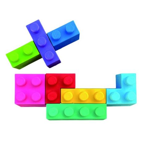 Creioane cerate interconectabile Block Crayons - Elicopter, Haku Yoka - poza 2
