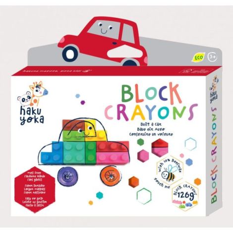Creioane cerate interconectabile Block Crayons - Masina, Haku Yoka - poza 1
