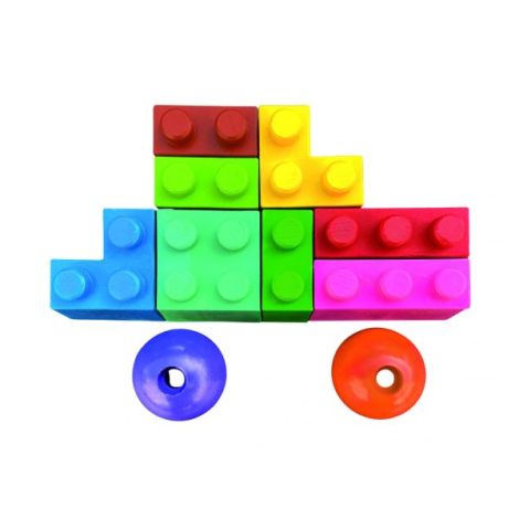 Creioane cerate interconectabile Block Crayons - Masina, Haku Yoka - poza 2