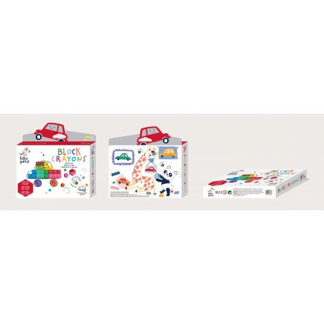 Creioane cerate interconectabile Block Crayons - Masina, Haku Yoka - poza 5