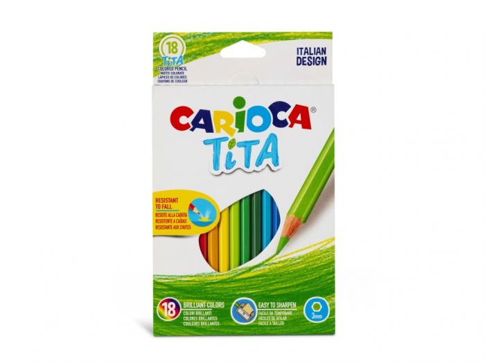 Creioane color Tita Clasic 18 set