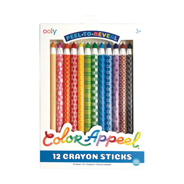 Creioane colorate Color Appeel, set de 12, cu invelis detasabil