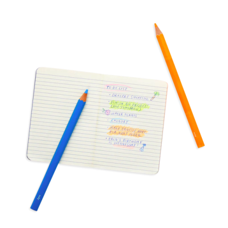 Creioane Colorate Neon Jumbo Brights - set de 6 - poza 3