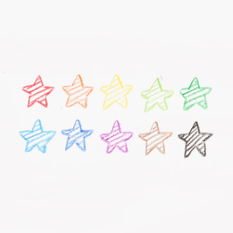 Creioane colorate parfumate rasucibile - Yummy Yummy, set de 10 - poza 4