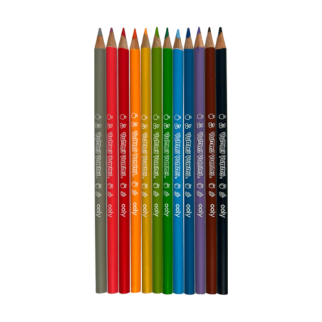 Creioane colorate parfumate - Yummy Yummy, set de 12 - poza 4