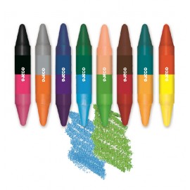 Creioane de colorat duble Djeco - poza 1