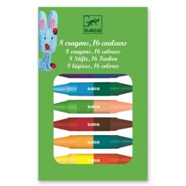 Creioane de colorat duble Djeco - poza 2