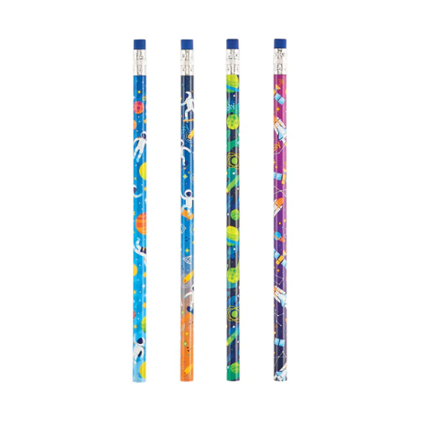 Creioane grafit HB Astronaut- Set de 12 - poza 2