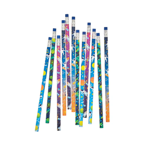 Creioane grafit HB Astronaut- Set de 12 - poza 3