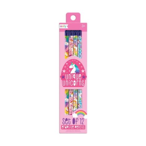 Creioane grafit HB, Unicorni - Set de 12 - poza 1