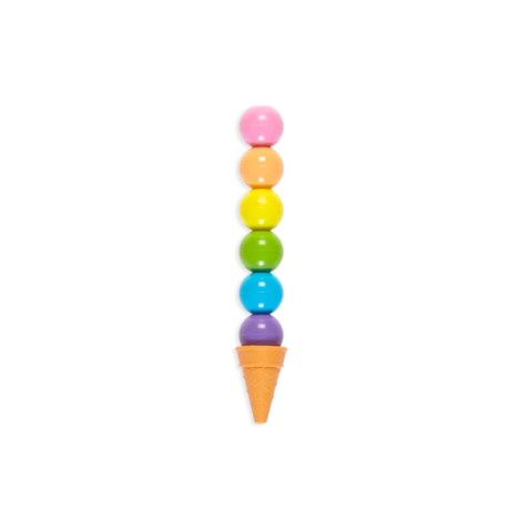 Creioane intercalate si radiera parfumata Rainbow Scoops - poza 5
