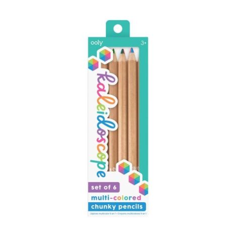 Creioane multicolore Caleidoscop, set de 6 - poza 1