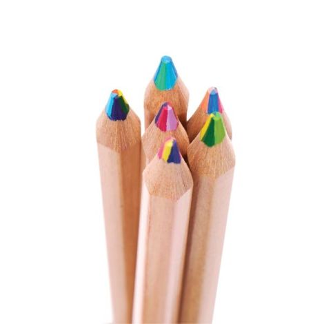 Creioane multicolore Caleidoscop, set de 6 - poza 2