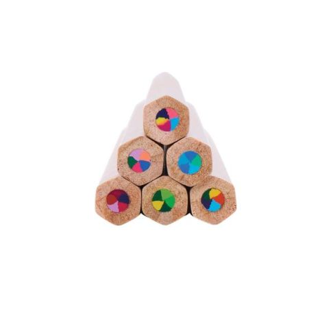 Creioane multicolore Caleidoscop, set de 6 - poza 5