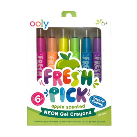 Creioane parfumate Fresh Pick, Apple (Set de 6)