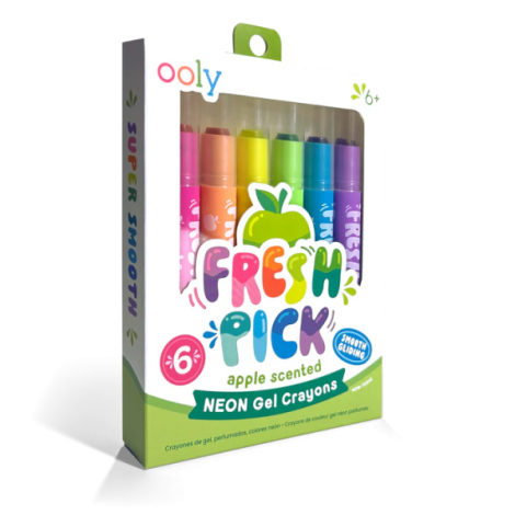 Creioane parfumate Fresh Pick, Apple (Set de 6) - poza 2