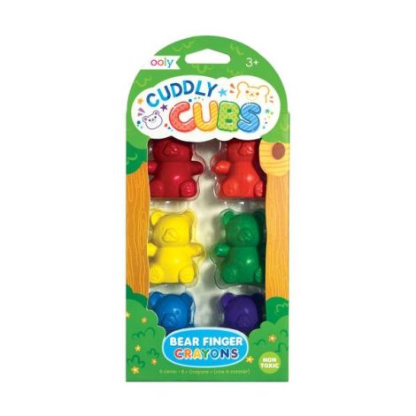 Creioane pentru degete Cuddly Cubs Bear - Set de 6 - poza 1