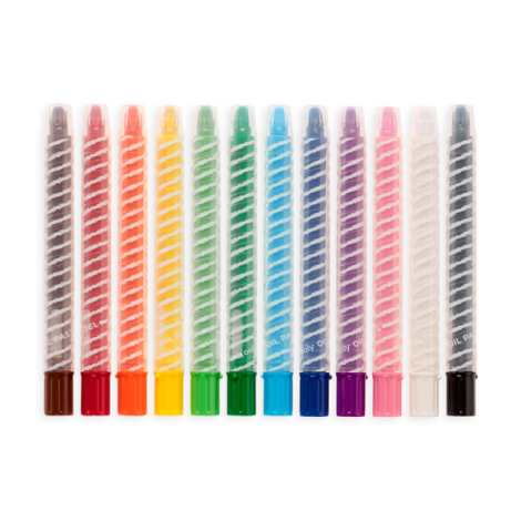 Creioane pictura cu ulei, Twisty Stix, set 12 culori - poza 2