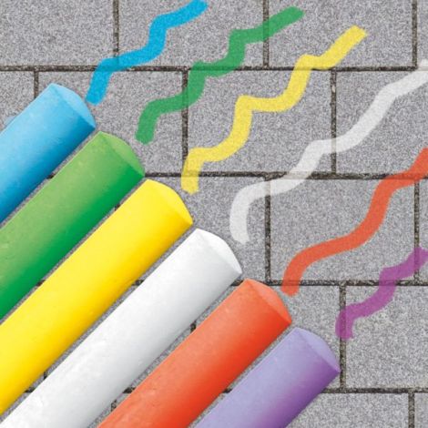Creta colorata de asfalt pentru copii - poza 3