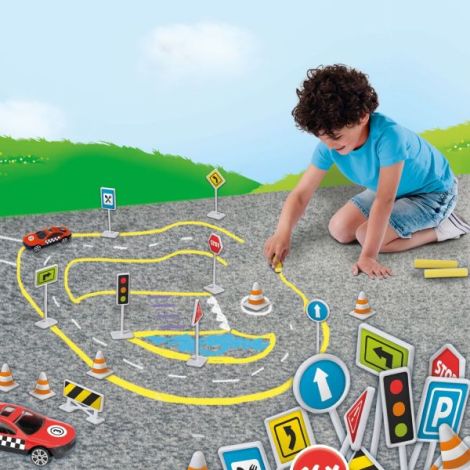 Creta colorata pentru terenul de joaca - Trafic - poza 3