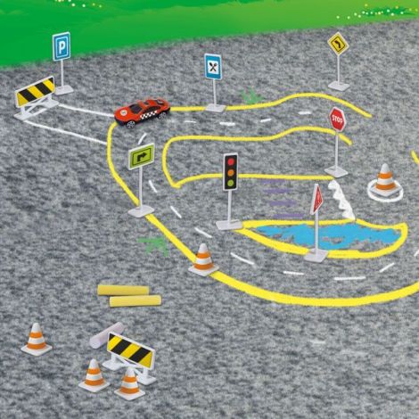 Creta colorata pentru terenul de joaca - Trafic - poza 5