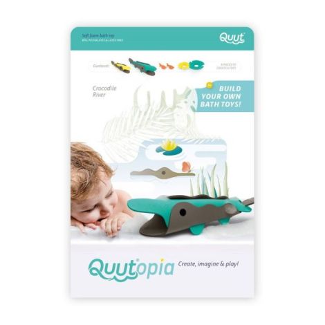 Crocodile River, set creativ de baie, Quut Toys - poza 1