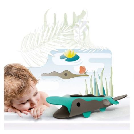 Crocodile River, set creativ de baie, Quut Toys - poza 5