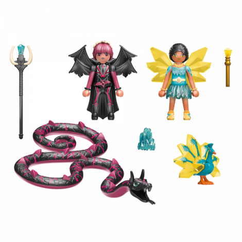 Crystal Fairy si bat Fairy cu animalul de suflet 70803 Playmobil - poza 2