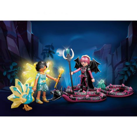 Crystal Fairy si bat Fairy cu animalul de suflet 70803 Playmobil - poza 3