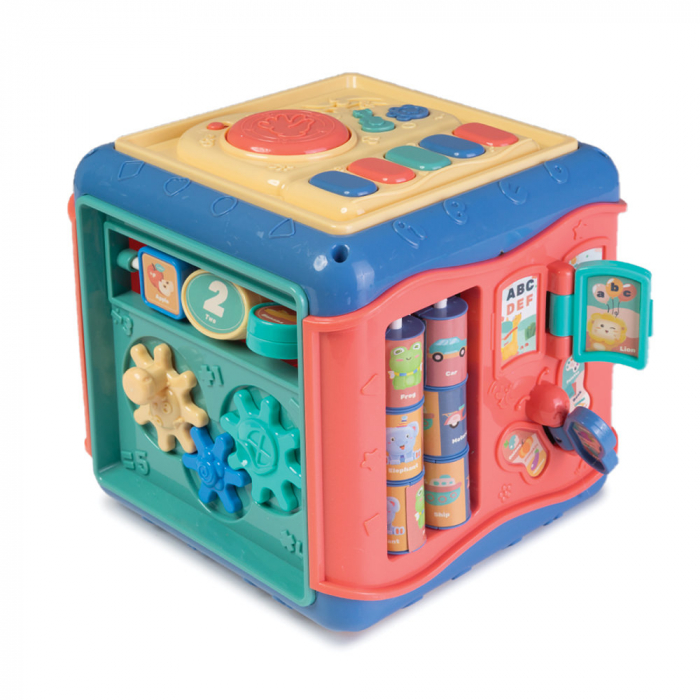 Cub de Activitati 6 in 1 - Jucarie pentru Bebelusi - Nurio
