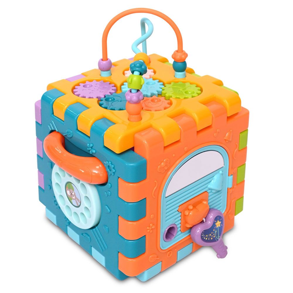 Cub de activitati cu 6 fete Lorelli Toys - poza 1