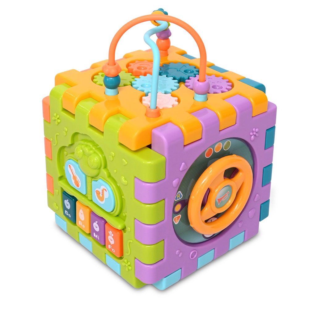 Cub de activitati cu 6 fete Lorelli Toys - poza 2