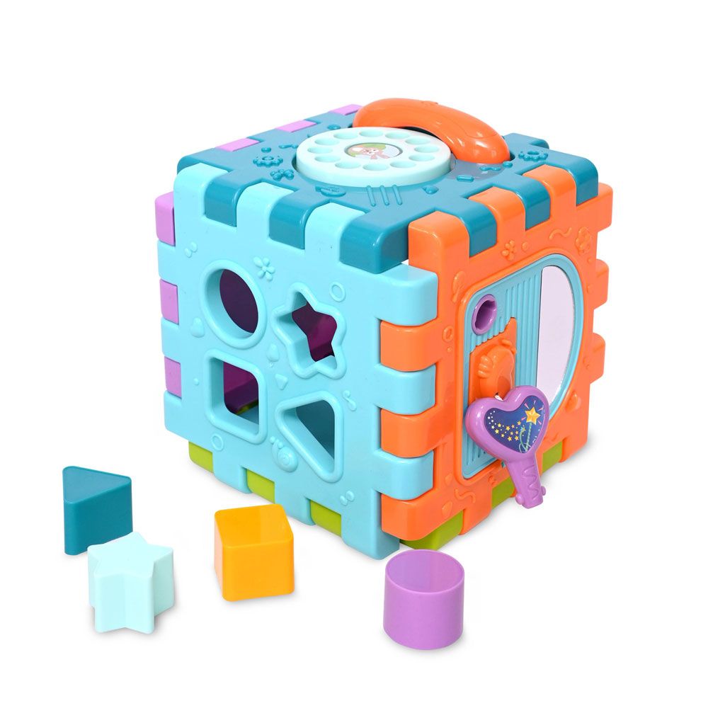 Cub de activitati cu 6 fete Lorelli Toys - poza 4