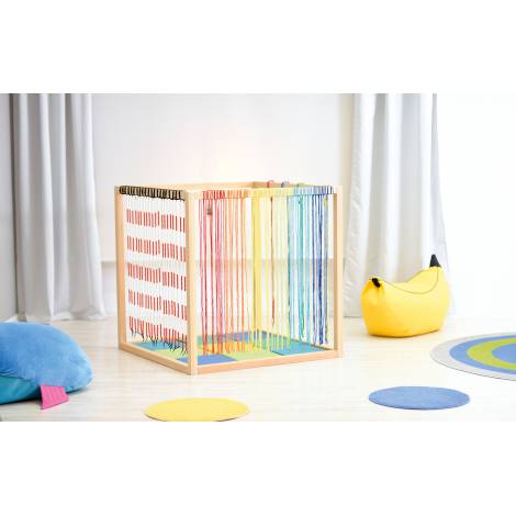 Cub din lemn pentru accesorii senzoriale - poza 5