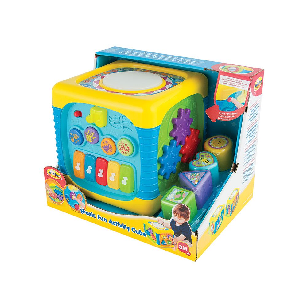 Cub muzical de activitati cu forme de sortare Winfun - poza 2