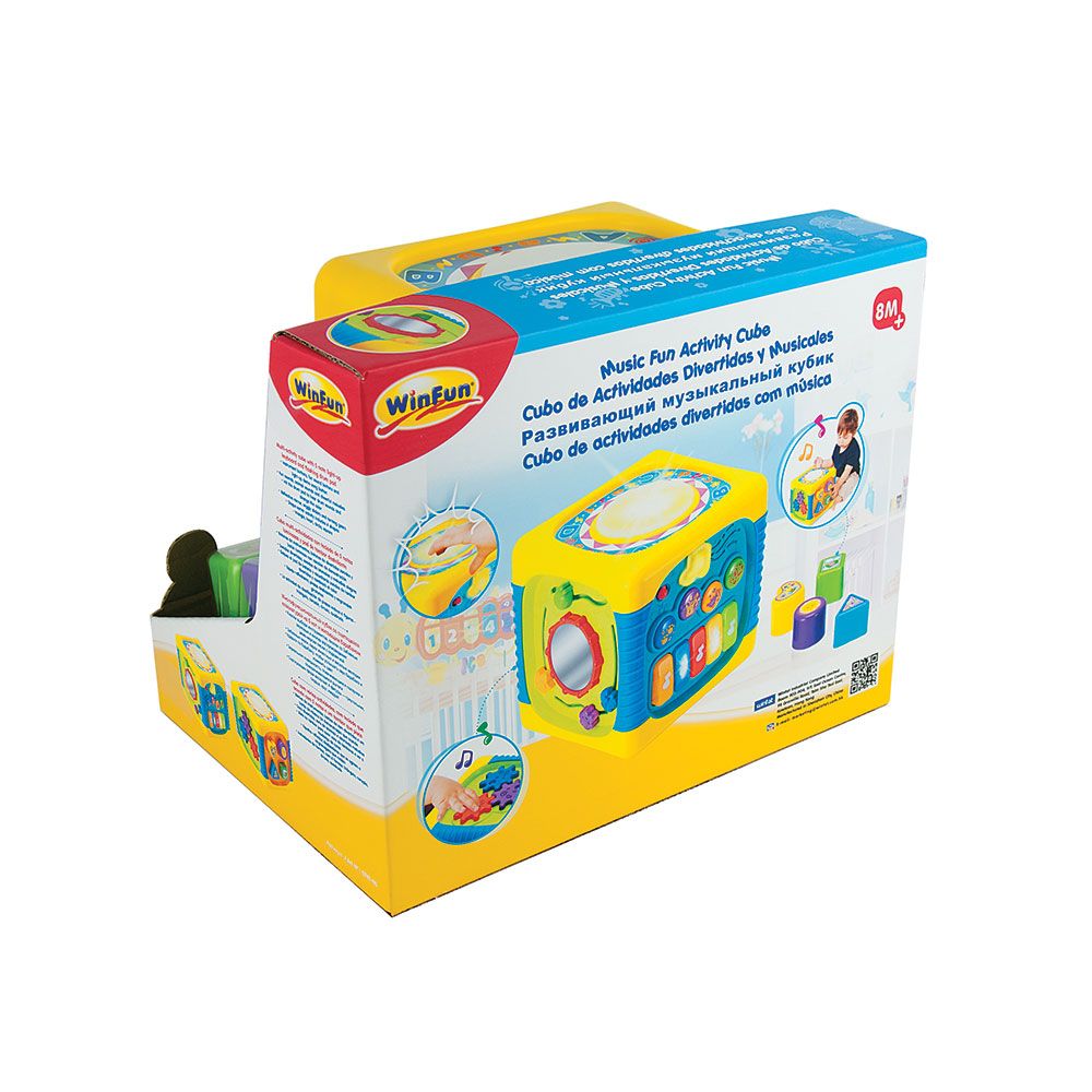 Cub muzical de activitati cu forme de sortare Winfun - poza 3