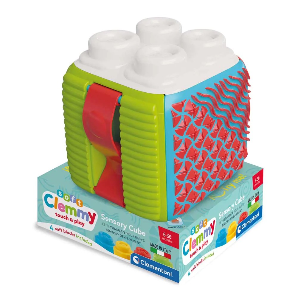 Cub senzorial pentru bebelusi Clementoni Soft Clemmy - poza 1