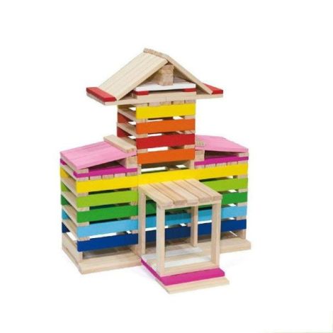 Cuburi creative din lemn 250 buc, Viga Toys - poza 2