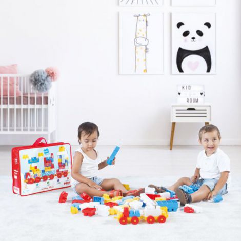 Cuburi de construit din plastic - 25 piese - poza 2