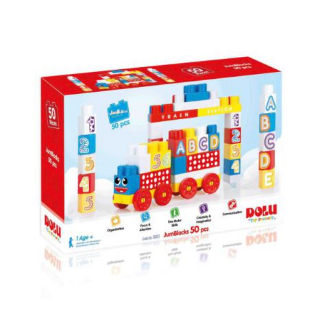 Cuburi de construit din plastic - 50 piese - poza 2