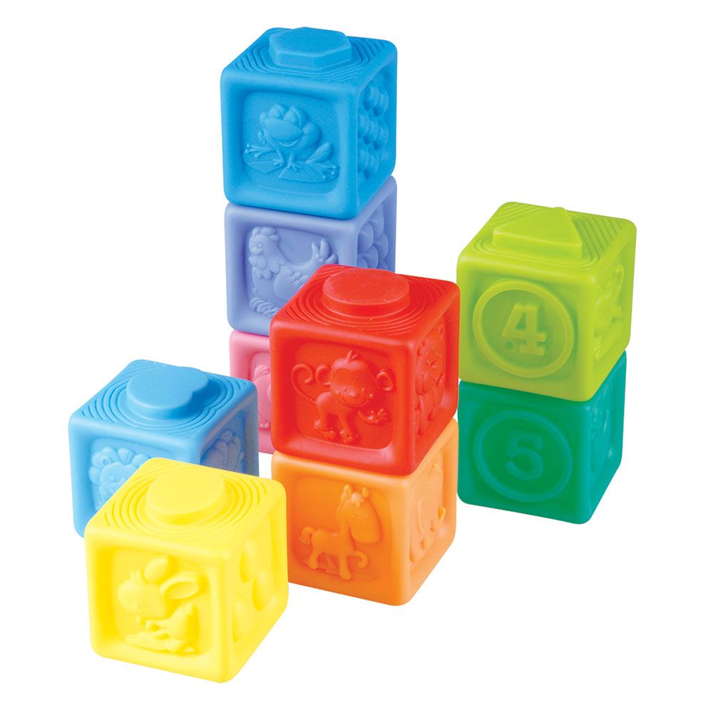 Cuburi moi de construit PlayGo Stacking Wonder Blocks - poza 1