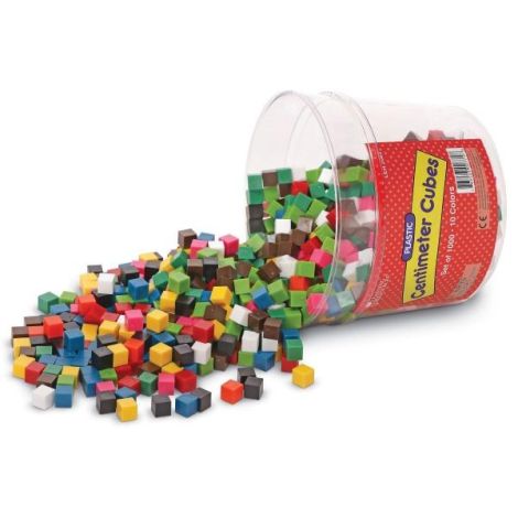 Cuburi multicolore (1cm) - poza 2