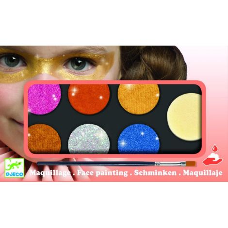 Culori make-up non alergice Djeco, metalic - poza 1