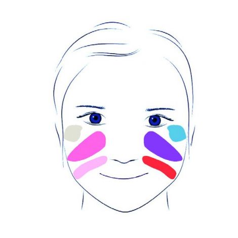 Culori make-up non alergice Djeco, pastel - poza 2