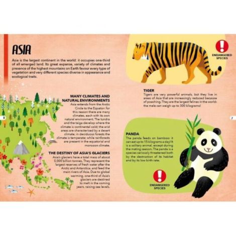 Cunoaste si exploreaza - puzzle animale pe cale de disparitie (205 piese) - poza 4