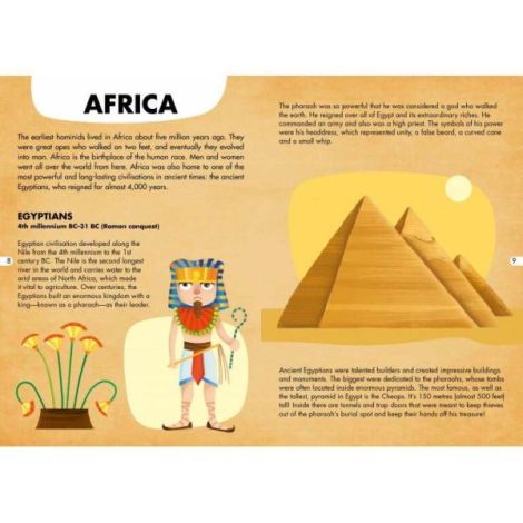 Cunoaste si exploreaza - puzzle civilizatii antice (200 piese) - poza 2