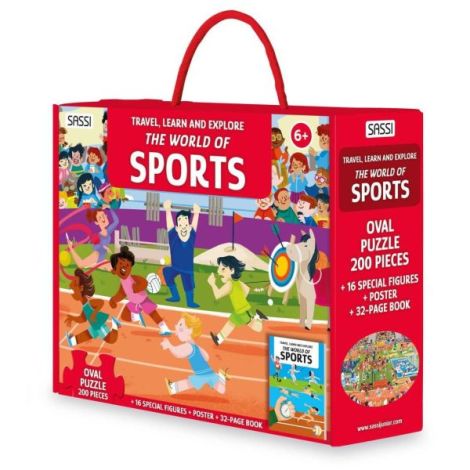 Cunoaste si exploreaza - puzzle ora de sport (200 piese) - poza 1