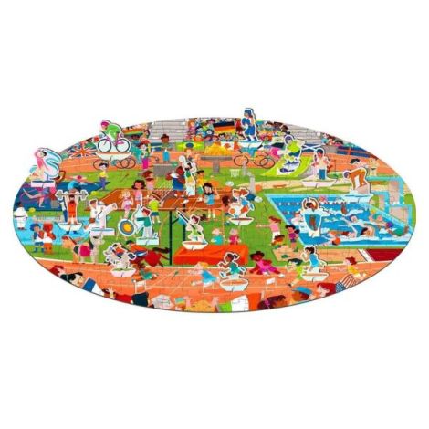 Cunoaste si exploreaza - puzzle ora de sport (200 piese) - poza 2
