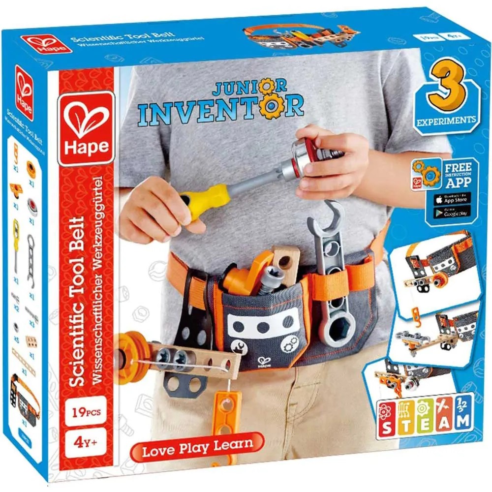 Curea cu unelte pentru tinerii inventatori Hape - poza 2